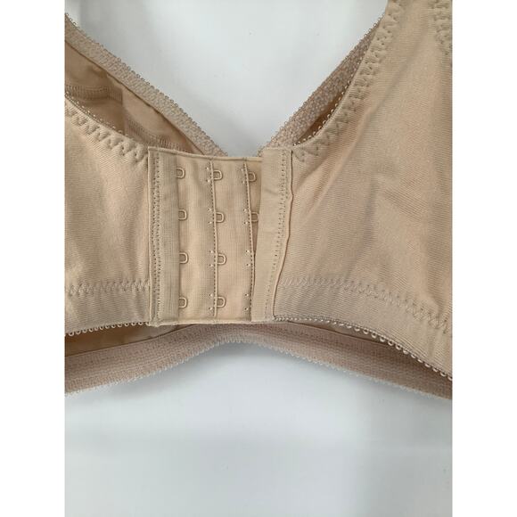 Bali Women's 36D Soft Taupe Double Support Cotton Blend Wireless Bra G11-9 - Picture 6 of 9